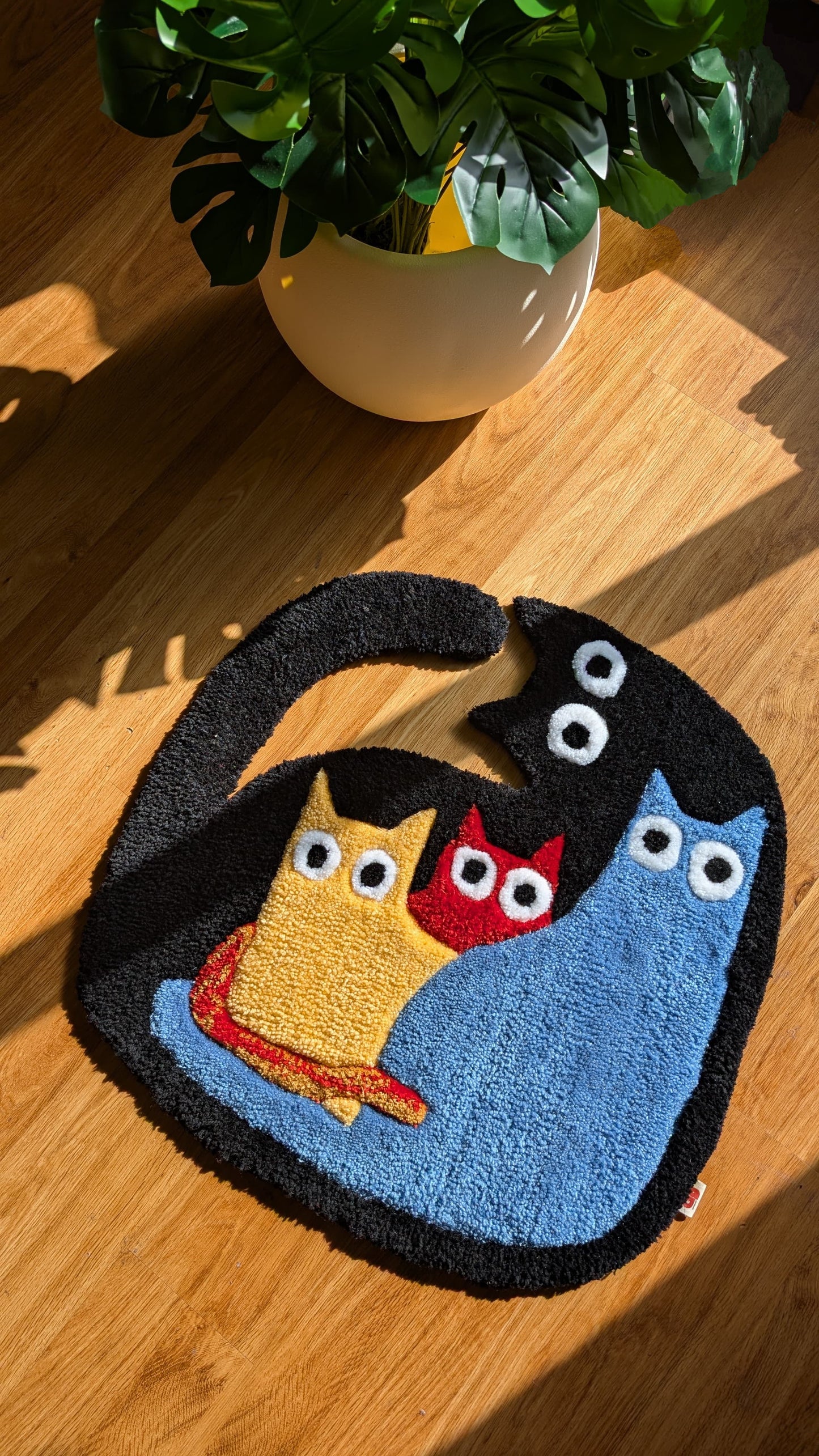 Cat Cuddle Time Rug