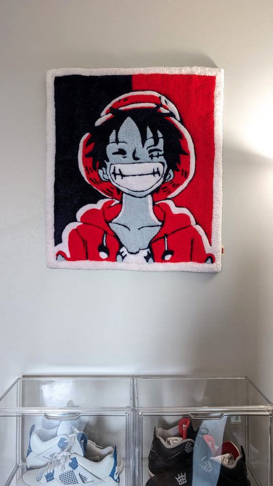 Luffy' One Piece' Hand Tufted Rug