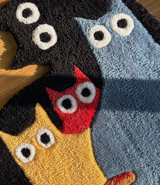 Cat Cuddle Time Rug