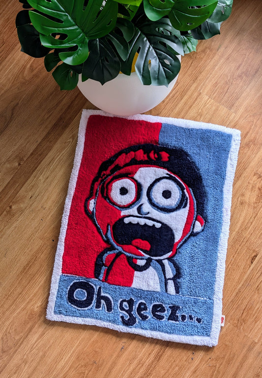 Morty 'Oh Geez' Hand-Tufted Rug