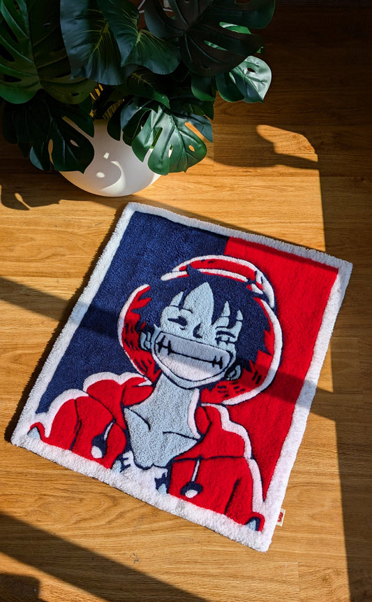 Luffy' One Piece' Hand Tufted Rug
